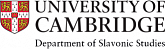 Cambridge University, Slavonic Department